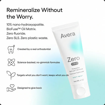 Zero Pro Toothpaste with BioFuse Oil Matrix