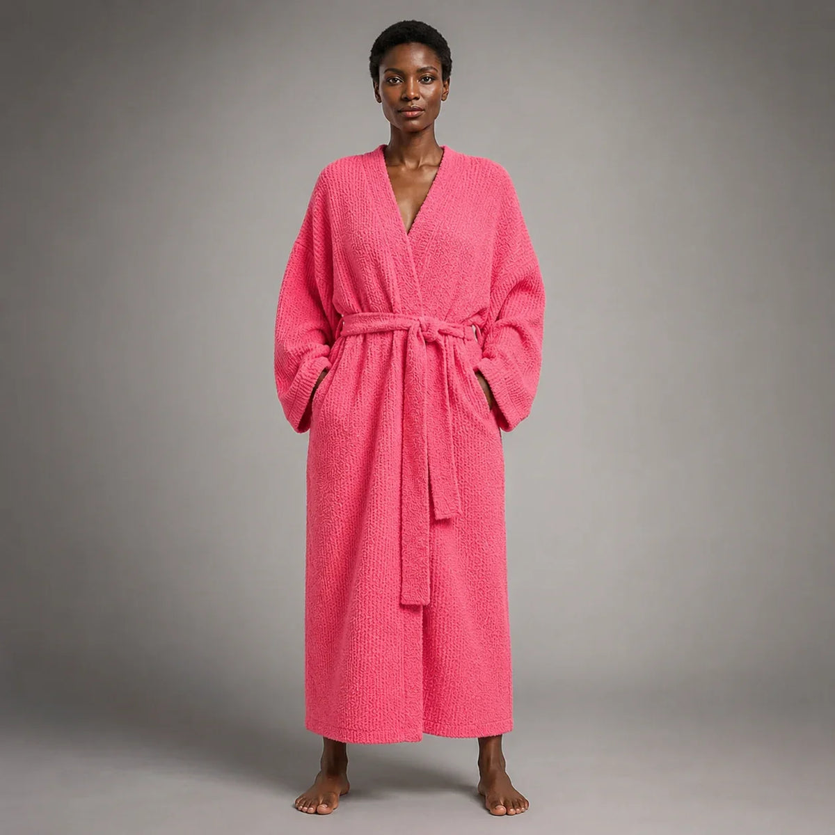 Double-Sided Fleece Robe