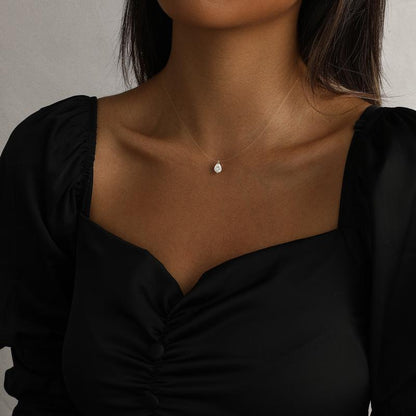 Avera Paris Floating Pendant Necklace