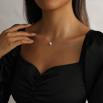 Avera Paris Floating Pendant Necklace