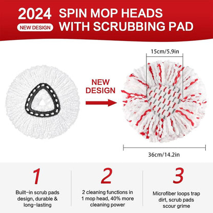 Avera Paris Spin Mop Head Refills