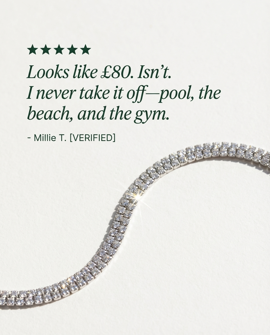 Avera Paris™ Glitter Anklet