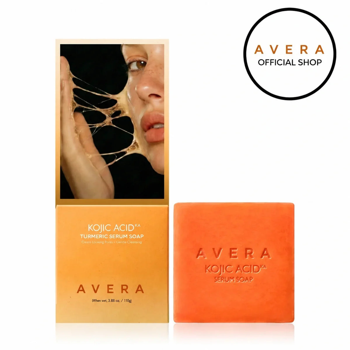 Avera Paris Kojic Turmeric Serum Soap
