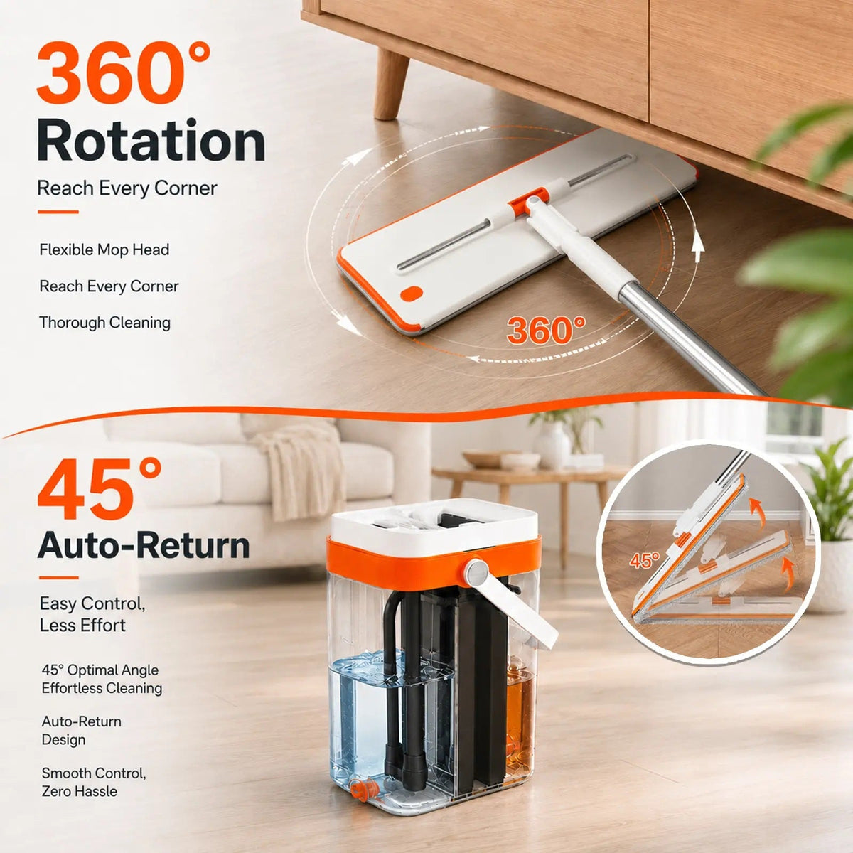 Avera Paris Hands-Free Mop