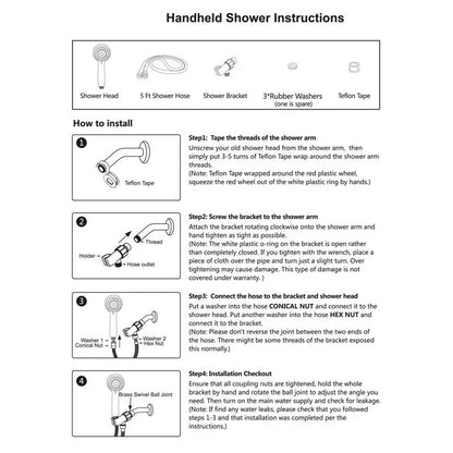 Avera Paris 6-Mode Shower Head