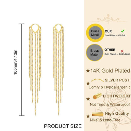 Avera Paris Tassel Drop Earrings