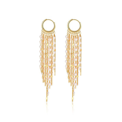 Avera Paris Tassel Drop Earrings