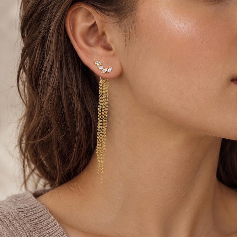 Avera Paris Tassel Drop Earrings