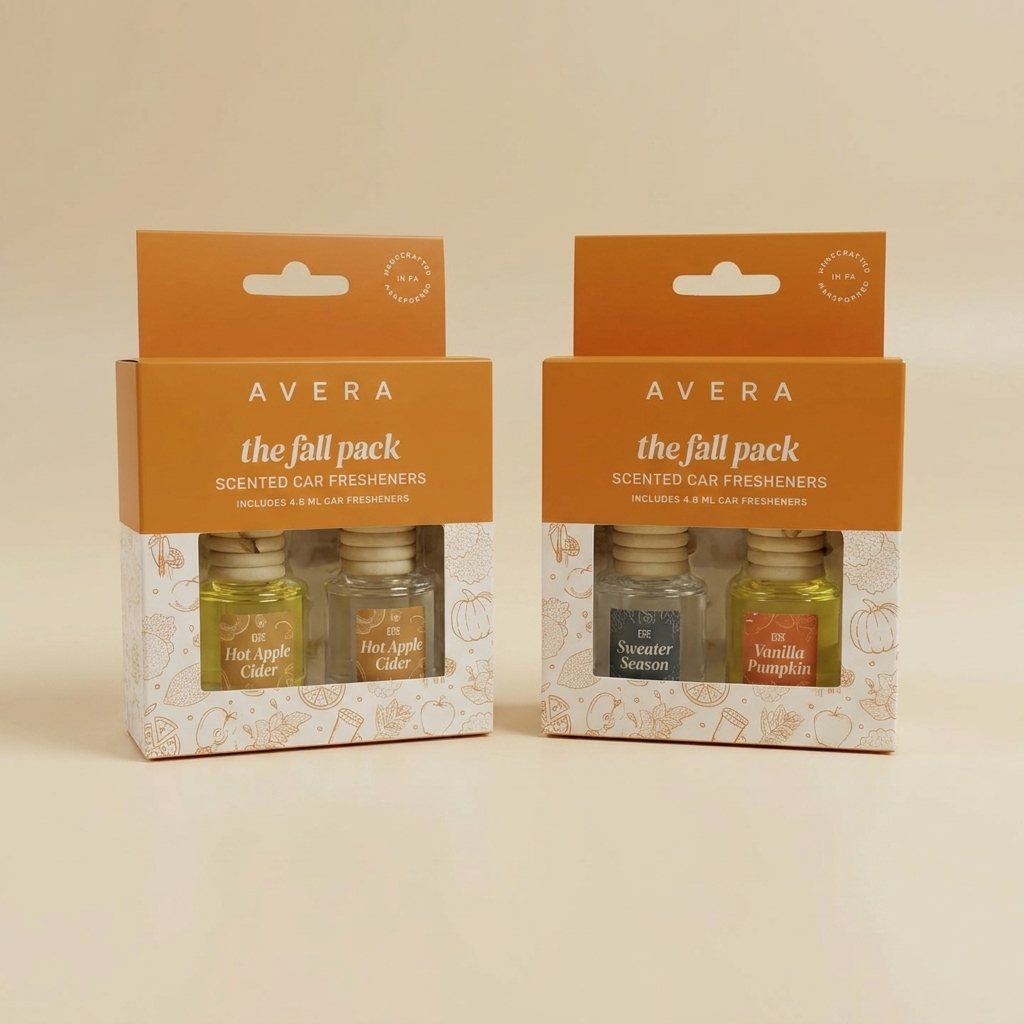 Avera Paris Fall Car Freshener | 4 Scent Pack