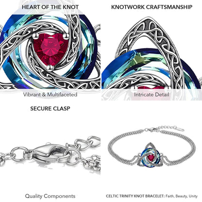 Avera Paris™ Witch Knot Birthstone Bracelet