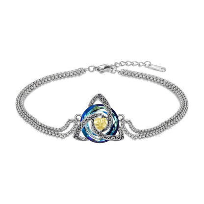 Avera Paris™ Witch Knot Birthstone Bracelet